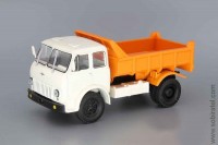 МАЗ-503Б 1968 самосвал белый / оранжевый (НАП 1:43)