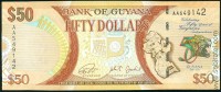 Гайана 2016, 50 долларов, 50 лет Независимости