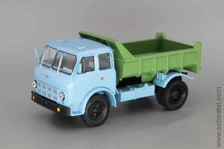 МАЗ-503А 1970 самосвал голубой / зеленый (НАП 1:43)