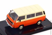 Volkswagen T3 Caravelle 1981 orange / beige (iXO 1:43)