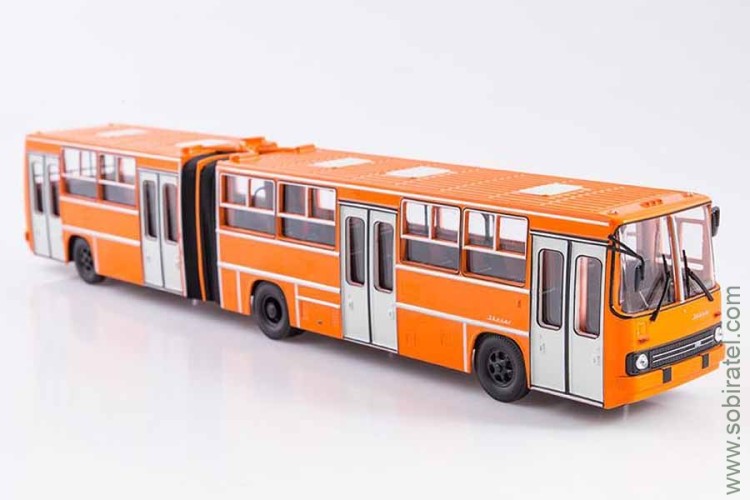 автобус Икарус Ikarus 280.64 планетарные двери, оранжевый (СовА 1:43)