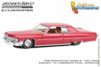 1/64 Cadillac Coupe deVille Custom 1973, бордовый (Greenline, serie 3)