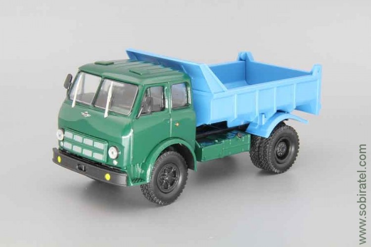 МАЗ-503А 1970г. самосвал зеленый/синий, 1:43 НАП