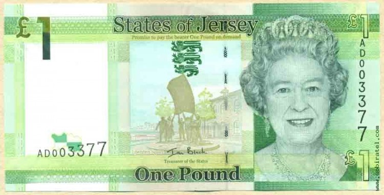Джерси (2010), 1 фунт.
