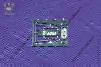 EM-156 фототравление. Дворники 2 шт., 8 мм, никель