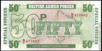 Великобритания, Британская Армия , 50 новых пенсов 6-серия