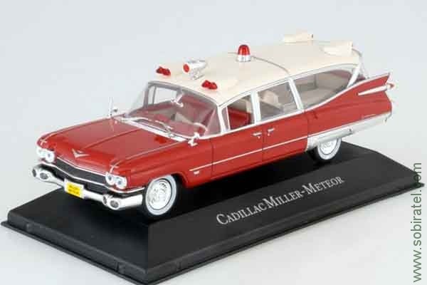 Cadillac Miller Meteor ambulance 1959 (Atlas 1:43)