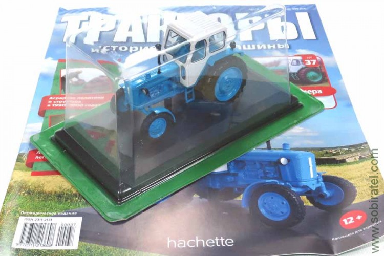 Тракторы № 37 ЮМЗ-6А белый / синий
