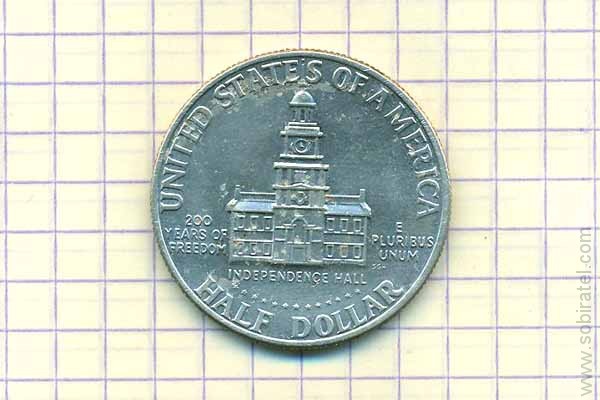 50 центов 1976 США "200-летие Америки"