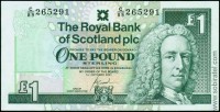 Шотландия 2001, 1 фунт стерлингов