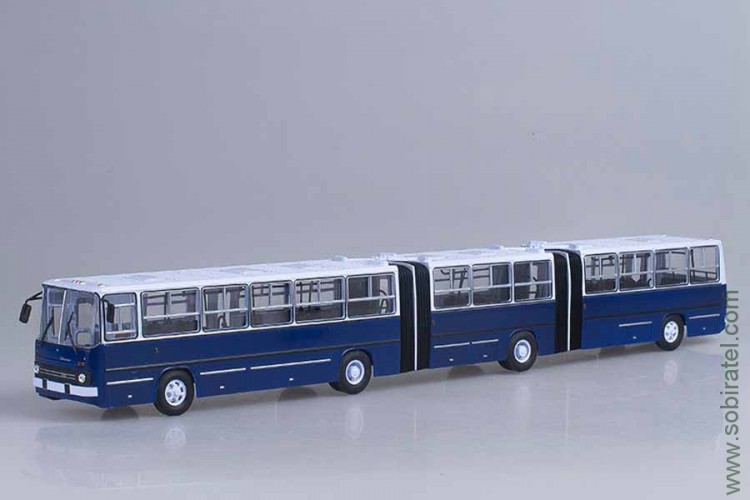 автобус Икарус Ikarus 293 бело-синий (СовА 1:43)