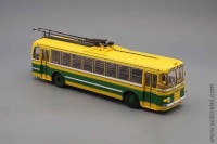 троллейбус городской ТБУ-1 1955-1958 гг. желто-зеленый (Ultra 1:43)