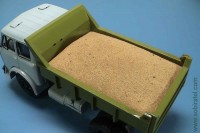 масштабная модель Груз в кузов для МАЗ 503, 509 песок (НАП, Модимио)