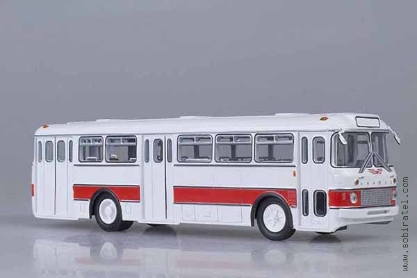 автобус Икарус Ikarus 556 бело-красный (СовА 1:43)