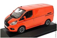 Ford Transit Custom Sport 2018 оранжевый (Vanguards 1:43)