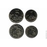 2014. "Крымские монеты", набор 4 монеты в буклете