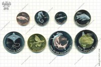 Синт-Эстатиус 2011. Набор 8 монет.