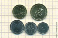 Восточный Тимор (нов.) Набор 5 монет
