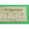 Ручки дверные на ЗИЛ-130, хром, комплект 2 шт. (МАХ 1:43)