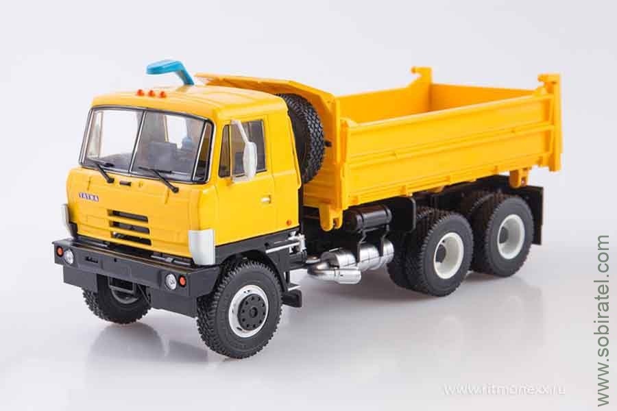 Tatra-815 S3 самосвал желтый (АИСТ 1:43)