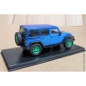 JEEP Wrangler 4x4 Black Bear Edition 5-дв. hard top 2016 синий, зеленые диски (GreenLight 1:43)