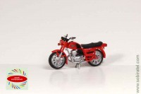 мотоцикл Планета-5 красный, упрощенный (Моделстрой 1:43)