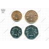 Уганда 1987. Набор 4 монеты