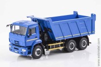 Камский 6520 самосвал рестайлинг синий (SSM 1/43)