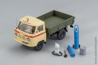 Ульяновский автомобиль 450Д Аварийная «ГорГаз» Душанбе, Таджикистан - 1963 г. с аксессуарами в кузове (DiP 1:43) Скоро! Предзаказ!