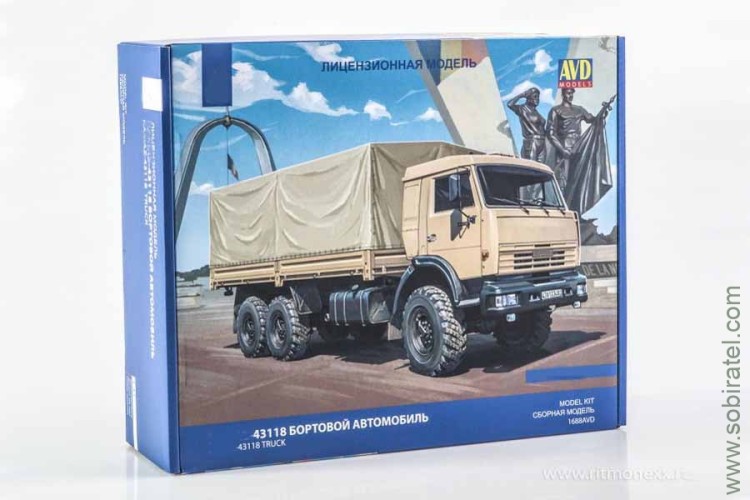 Сборная модель Камский 43118 борт тент (AVD 1/43) Скоро! Предзаказ!