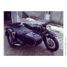 мотоцикл Днепр МТ-10 с коляской чёрный (Моделстрой 1:43)