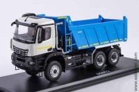 Камский 65952 самосвал бело-синий (SSM 1:43)