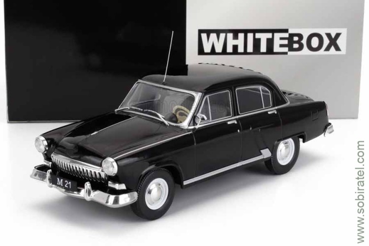 1/24 автомобиль М21 1960 чёрный (WhiteBox 1:24)