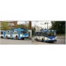 DKP0150 Набор декалей Полосы и маршруты для троллейбусов Санкт-Петербург (100x290 мм)
