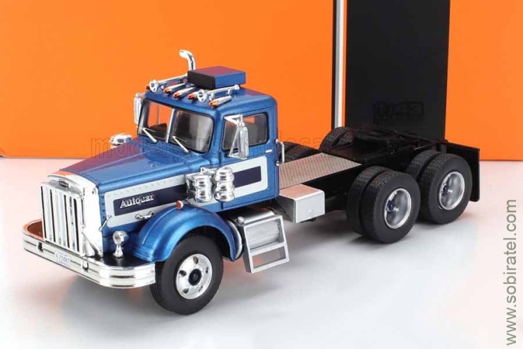 седельный тягач №202 Autocar A64 1965 синий с белым (iXO 1:43)