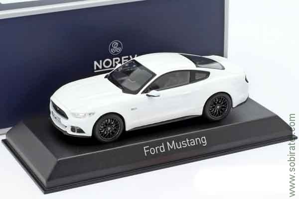 Ford Mustang 2016 white, Norev 1:43