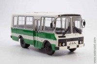 автобус Павловский 3205 бело-зеленый (СовА 1:43)
