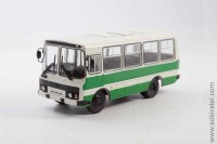 автобус 3205 бело-зеленый (СовА 1:43)