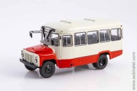 автобус Модель 3270 бело-красный (СОВА 1:43)
