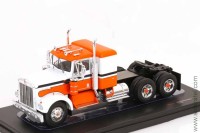 седельный тягач №203 Kenworth W925 1970 белый с оранжевым и черным (iXO 1:43)