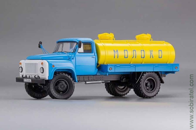 Автомобиль-цистерна АЦПТ-3,3 - 53-12 "Молоко", 1988 г. (DiP 1:43)