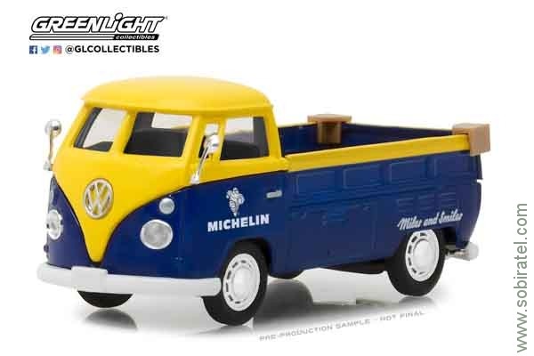 Volkswagen T1 pick-up Michelin Tires 1960, Greenlight 1:43