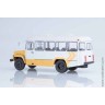 автобус Курганский 3976 бело-бежевый (АИСТ 1/43)