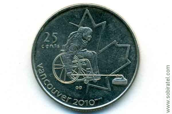 25 центов 2007 (кёрлинг на колясках)