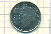 25 центов 2005 Канада, Год ветеранов