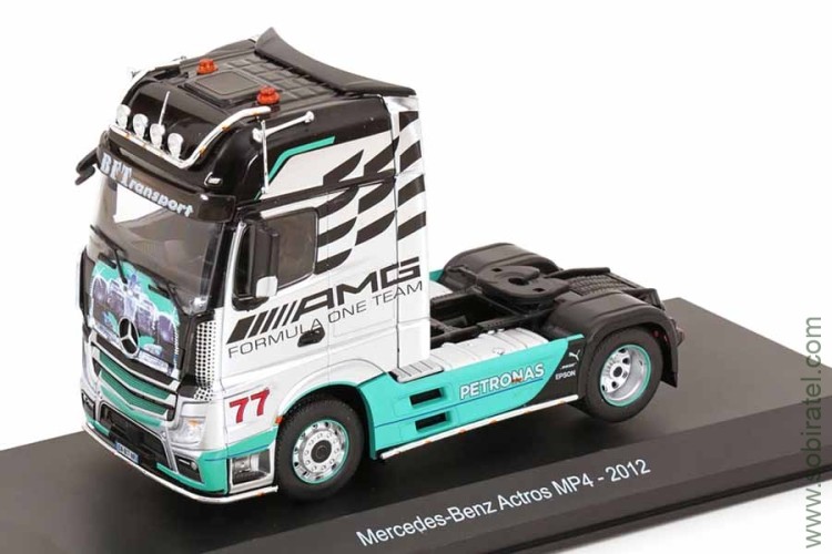 седельный тягач MERCEDES BENZ Actros MP4 #77 "AMG Petronas F1 Team" 2012 (Altaya 1:43) Скоро! Предзаказ! седельный тягач MERCEDES BENZ Actros MP4 #77 "AMG Petronas F1 Team" 2012 (Altaya 1:43) Скоро! Предзаказ!