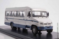 автобус ЗИЛ-3250АО бело-синий (ModelPro 1:43)