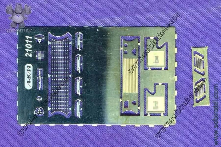 EM-002 фототравление. Набор для доработки Жигули 21011.
