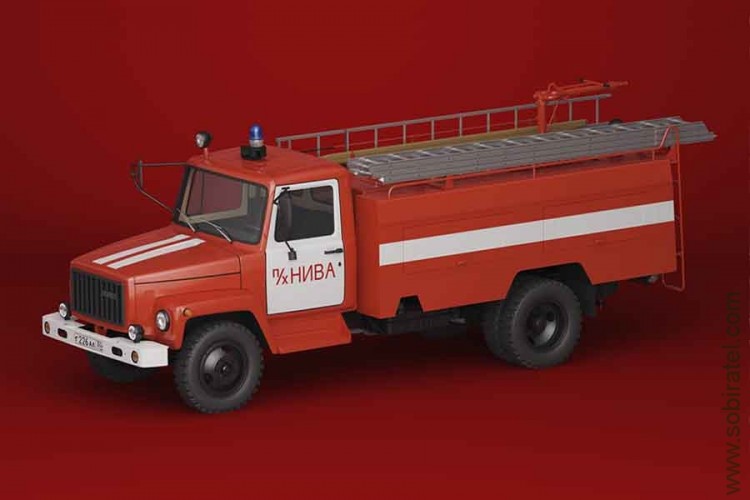 Автолегенды грузовики № 35 АЦ-30(3307)-226 автоцистерна пожарная