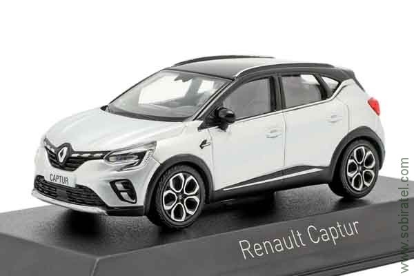 Renault Captur 2020 silver and black roof (Norev 1:43)